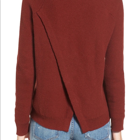 Madewell Open Back Sweater Medium - Picture 2 of 7